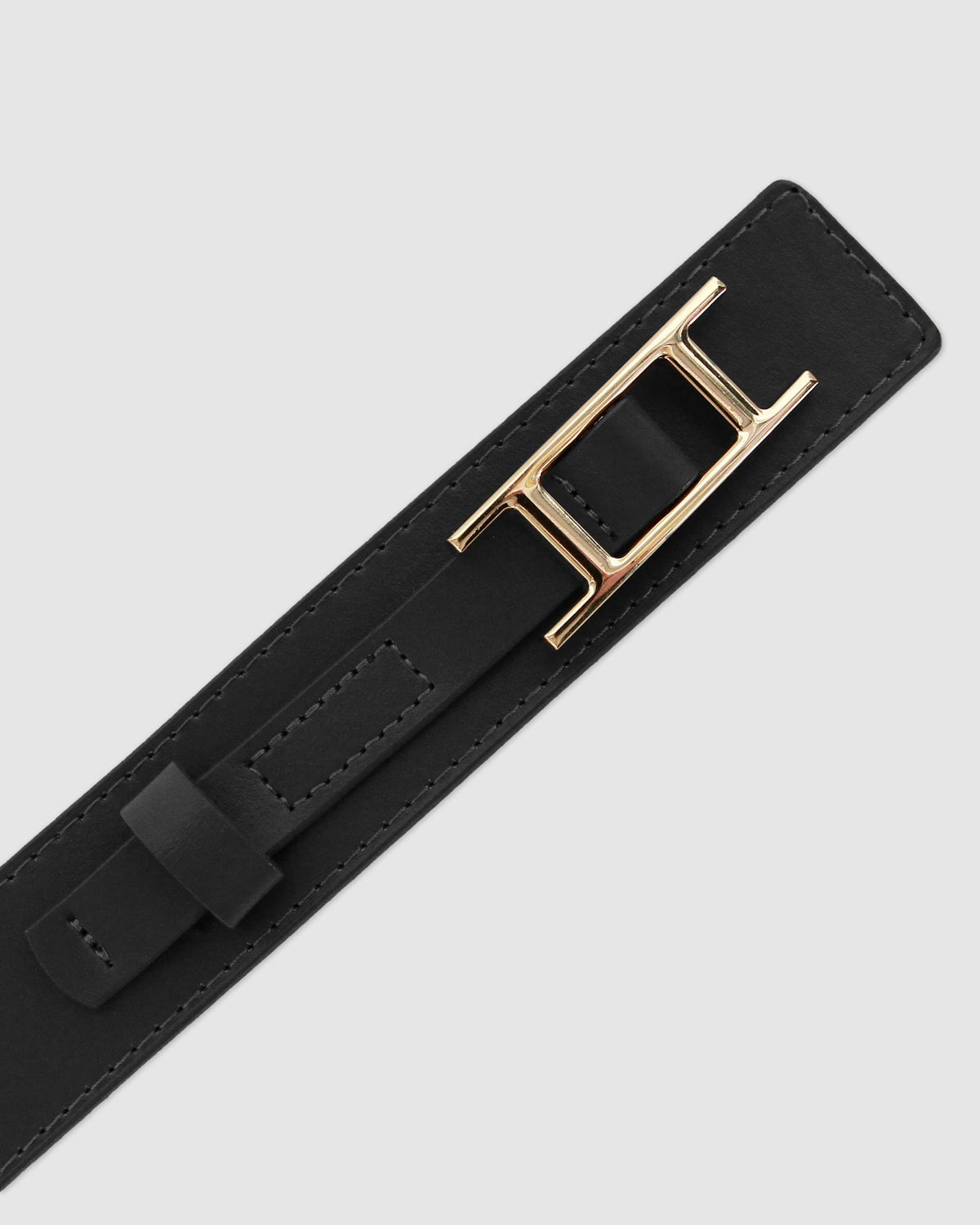 Just A Crush Leather Belt - Black