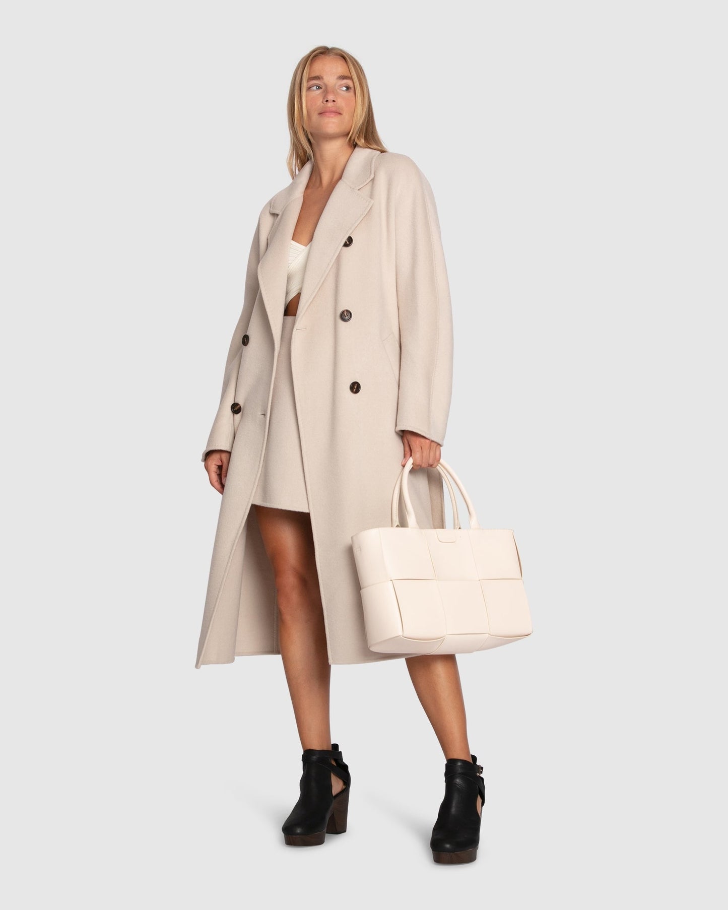 Long Way Home Woven Tote - Cream