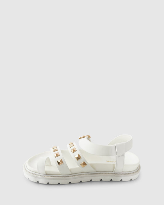 Morning Mood Chunky Stud Sandal - Cream