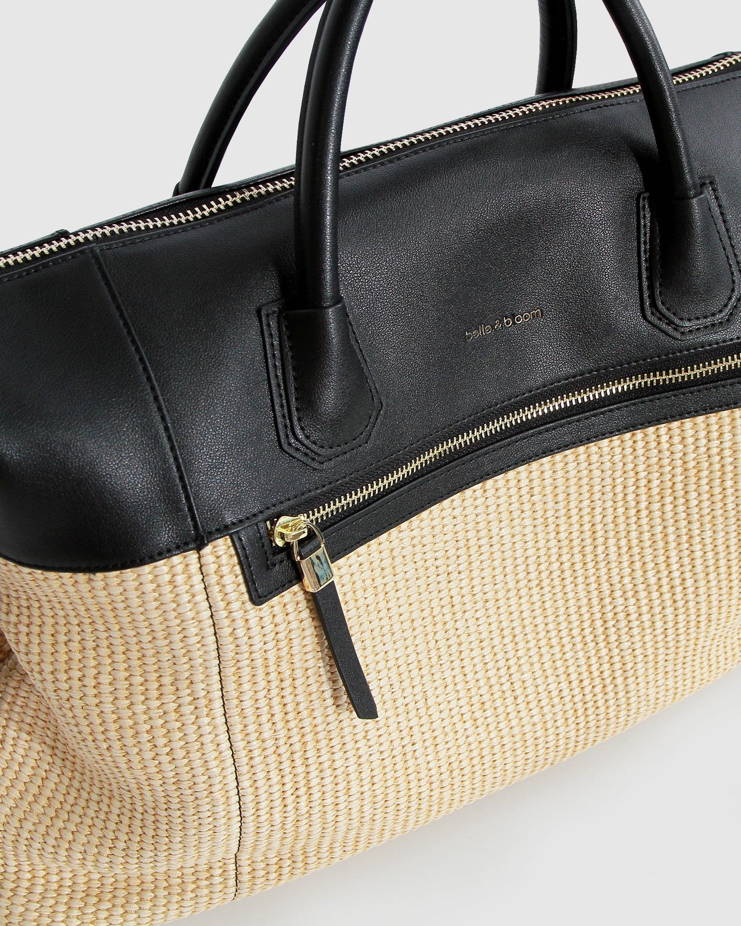 Poem To Nowhere Weekender Bag - Black/Oat