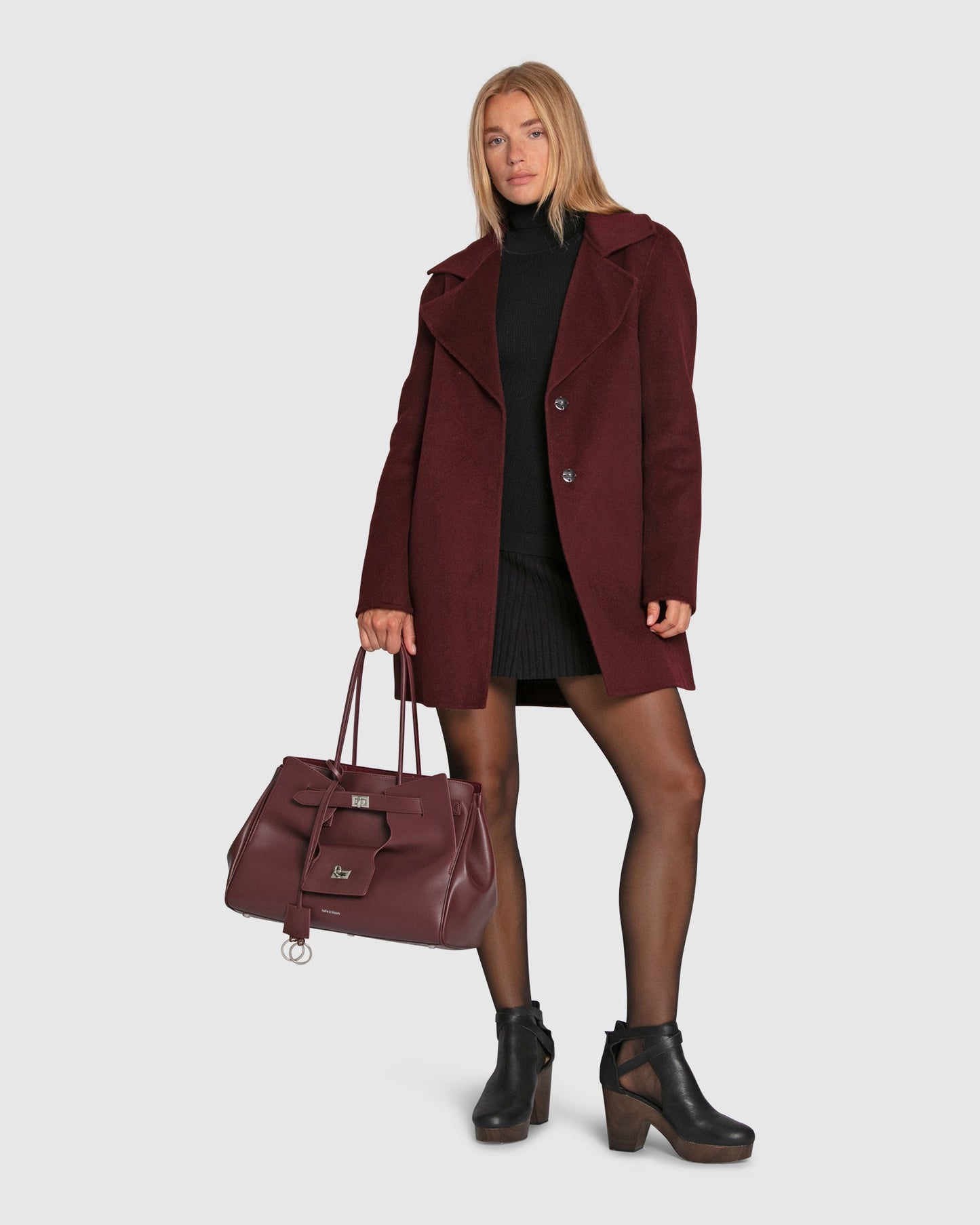Rude Boy Shoulder Bag - Burgundy