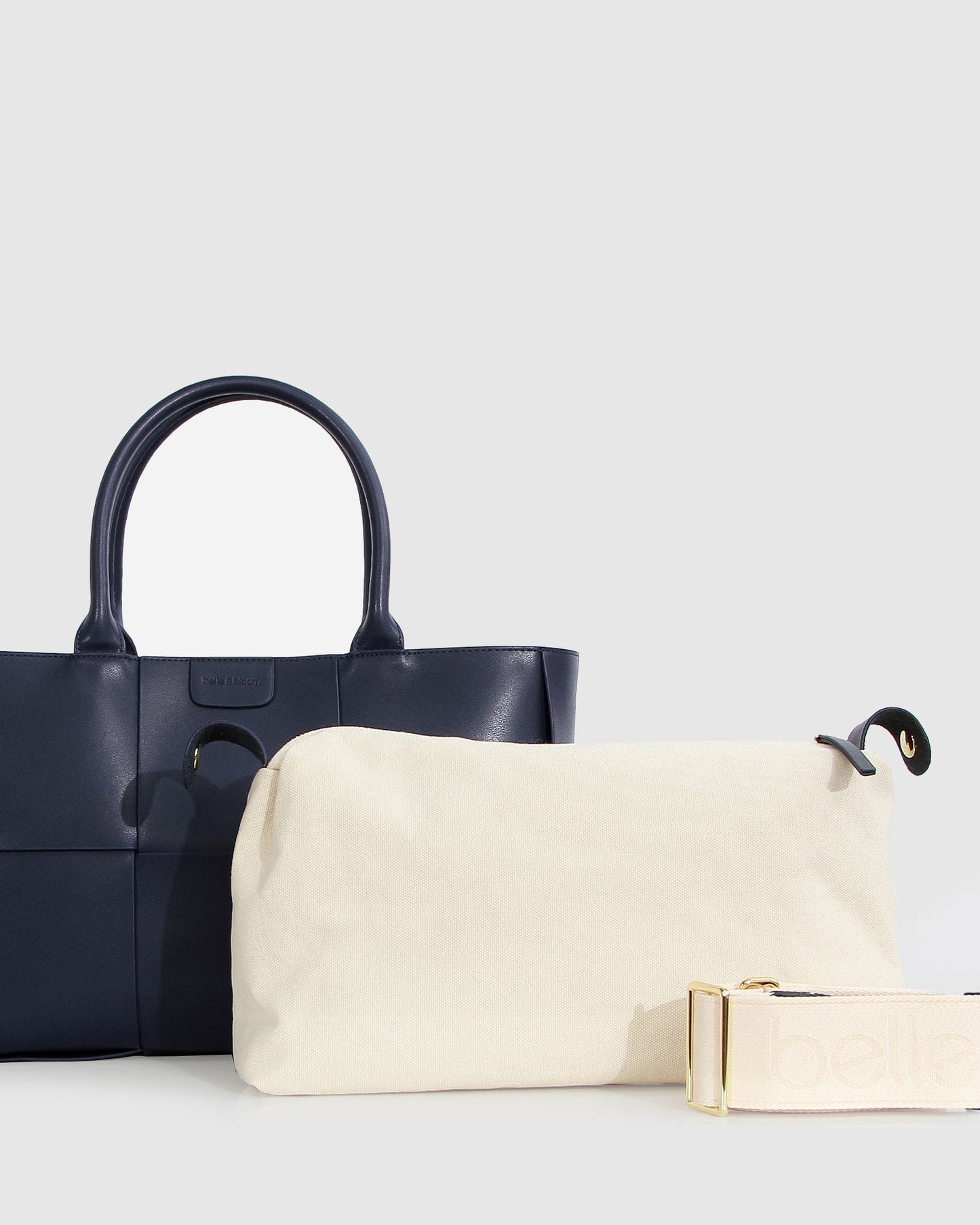 Long Way Home Woven Tote - Navy