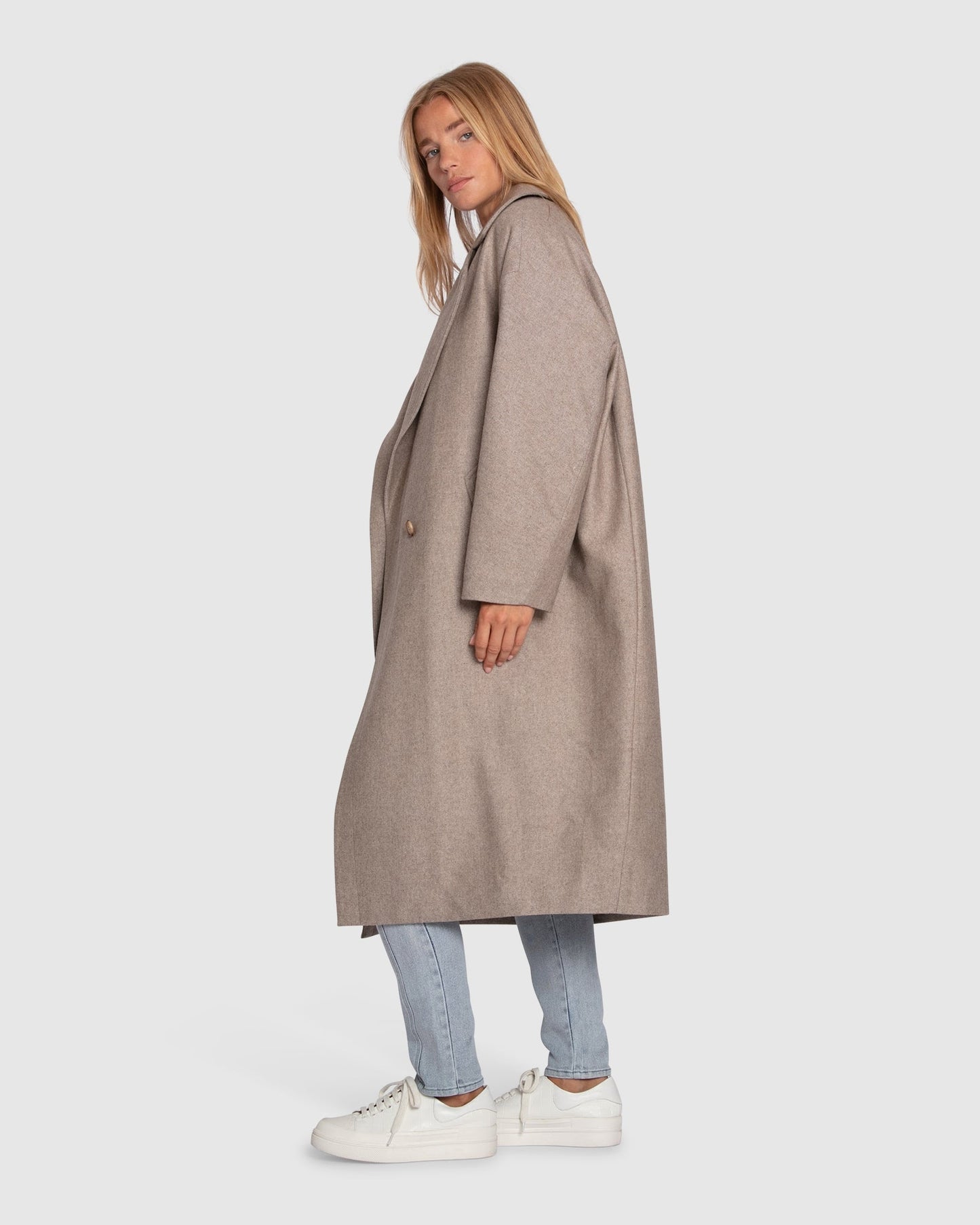 Adventure Lifetime Wool Blend Coat - Mocha