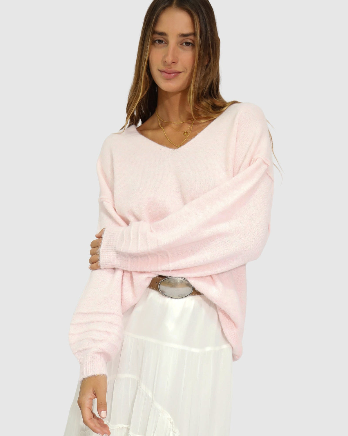 Pink Cloud Kiss Knit with long sleeves - alternate view