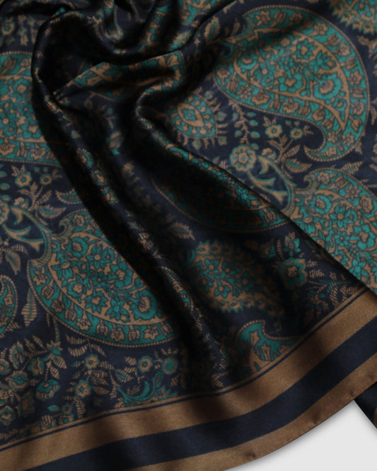Black Paisley Still Of Night Fashion Scarf - alternate view