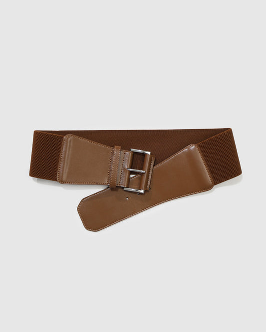 Brown Wild Waves Belt with adjustable fit - alternate view
