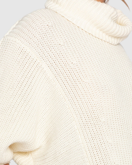 Egret Good Feels Oversized Sweater with roll neckline - alternate view