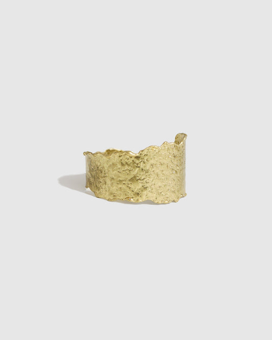 Gold Night Haze Waterproof Cuff with statement wide cuff design - alternate view