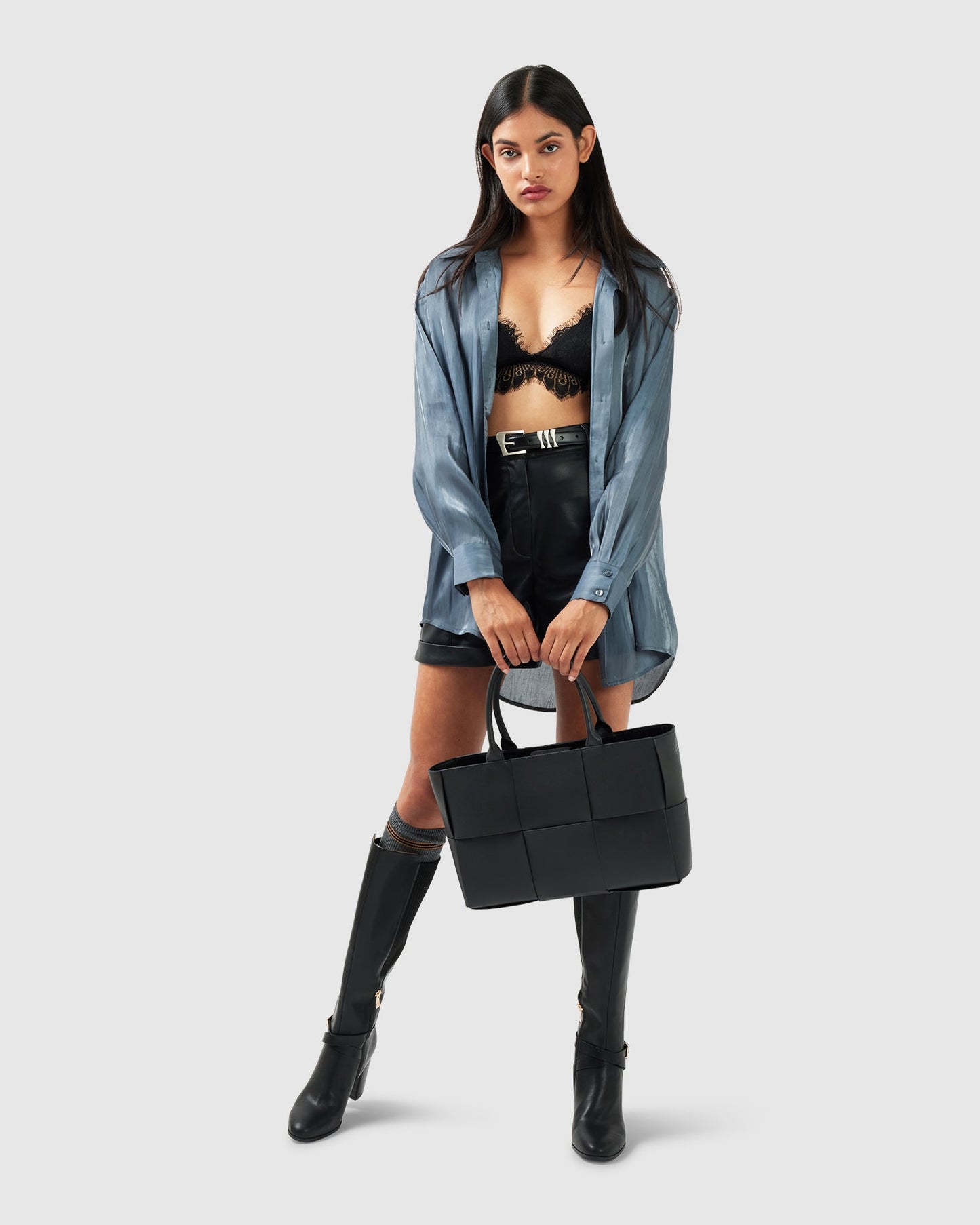 Back To You Iridescent Shirt - Slate