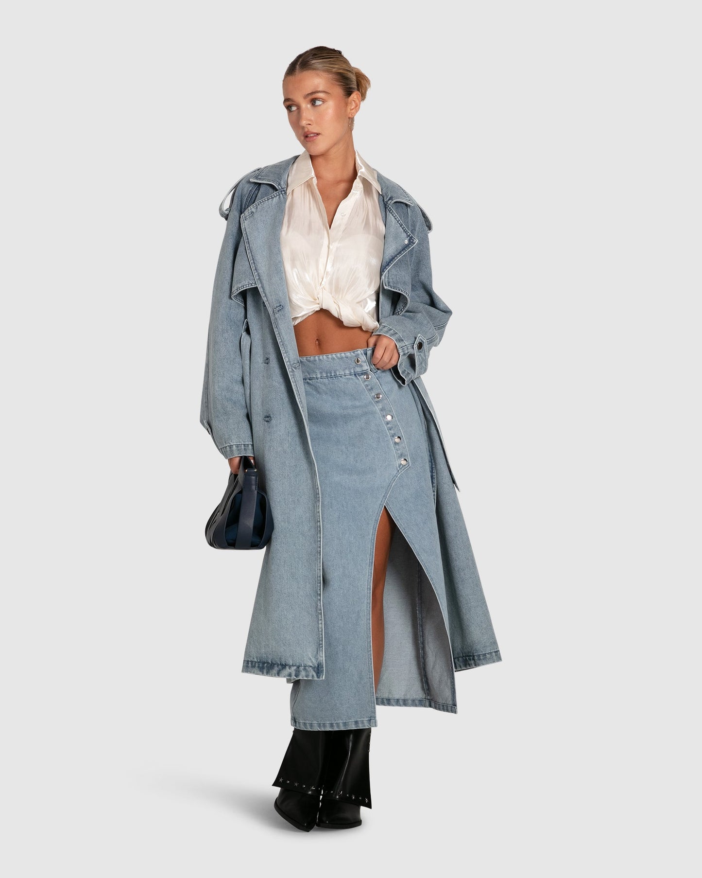 Back To You Iridescent Shirt - White