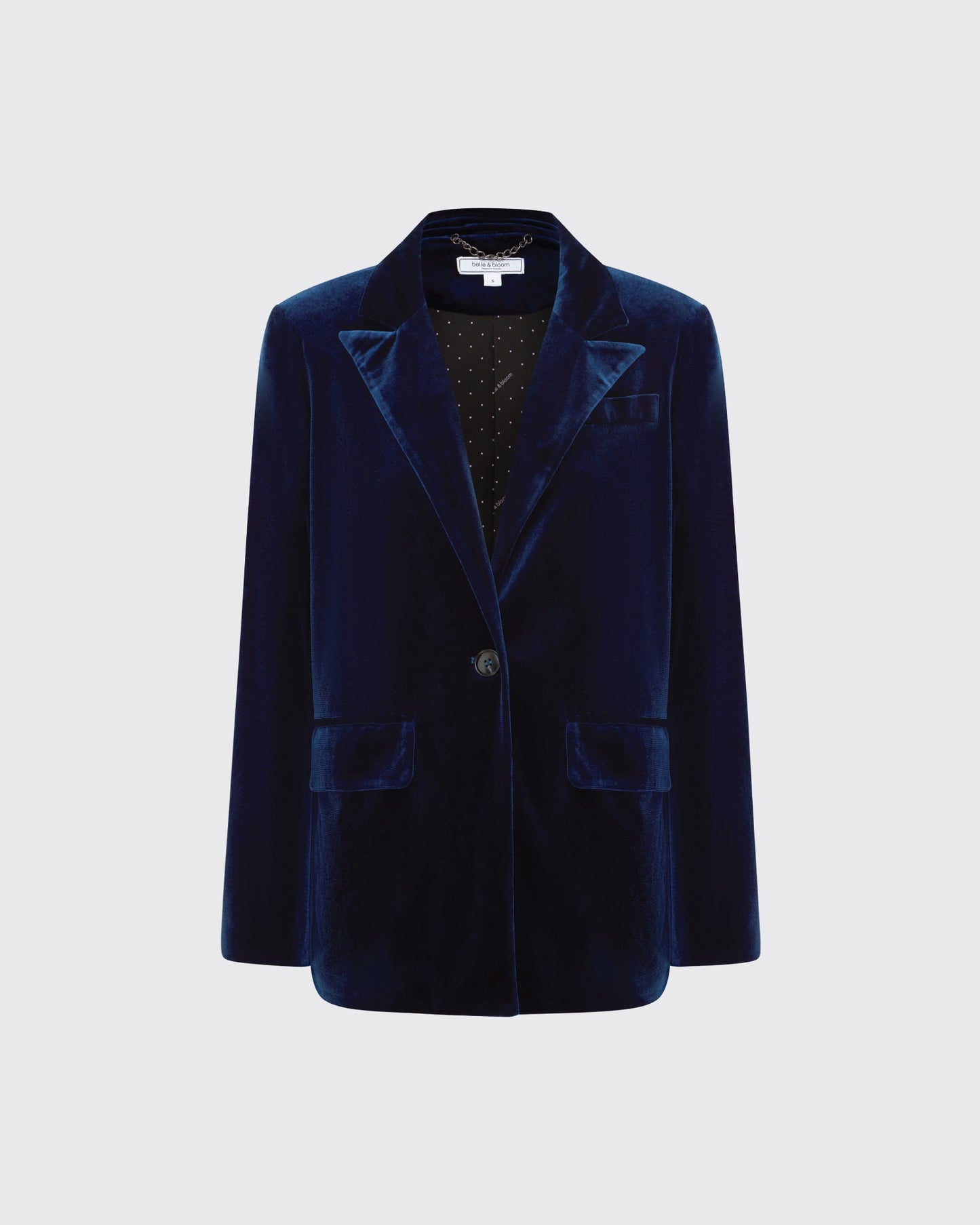Eternity Velvet Blazer - Royal Blue
