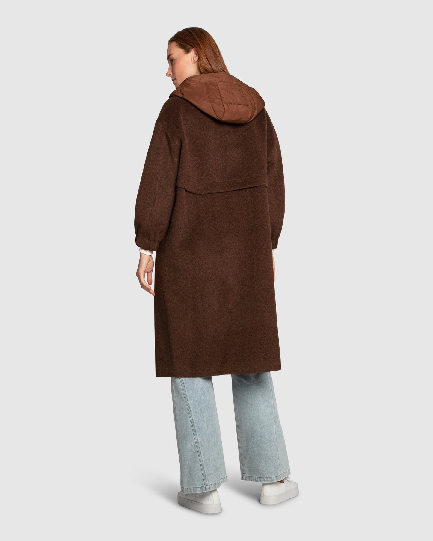 Fantasy Land Wool Blend Coat - Brown