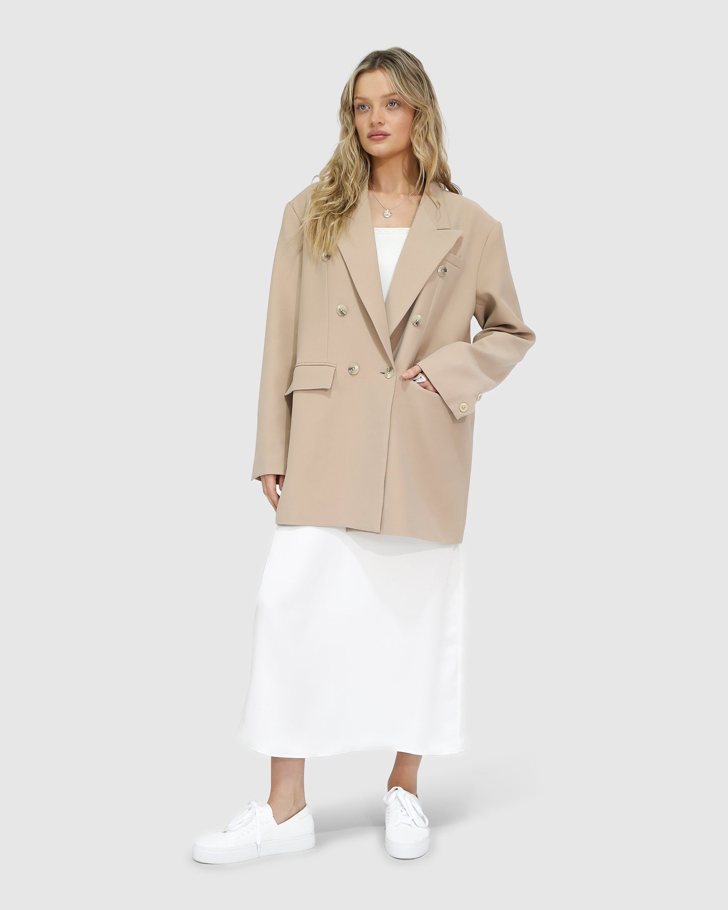 Found in the Wild Blazer - Nude