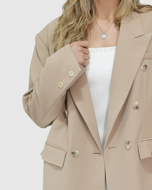 Found in the Wild Blazer - Nude