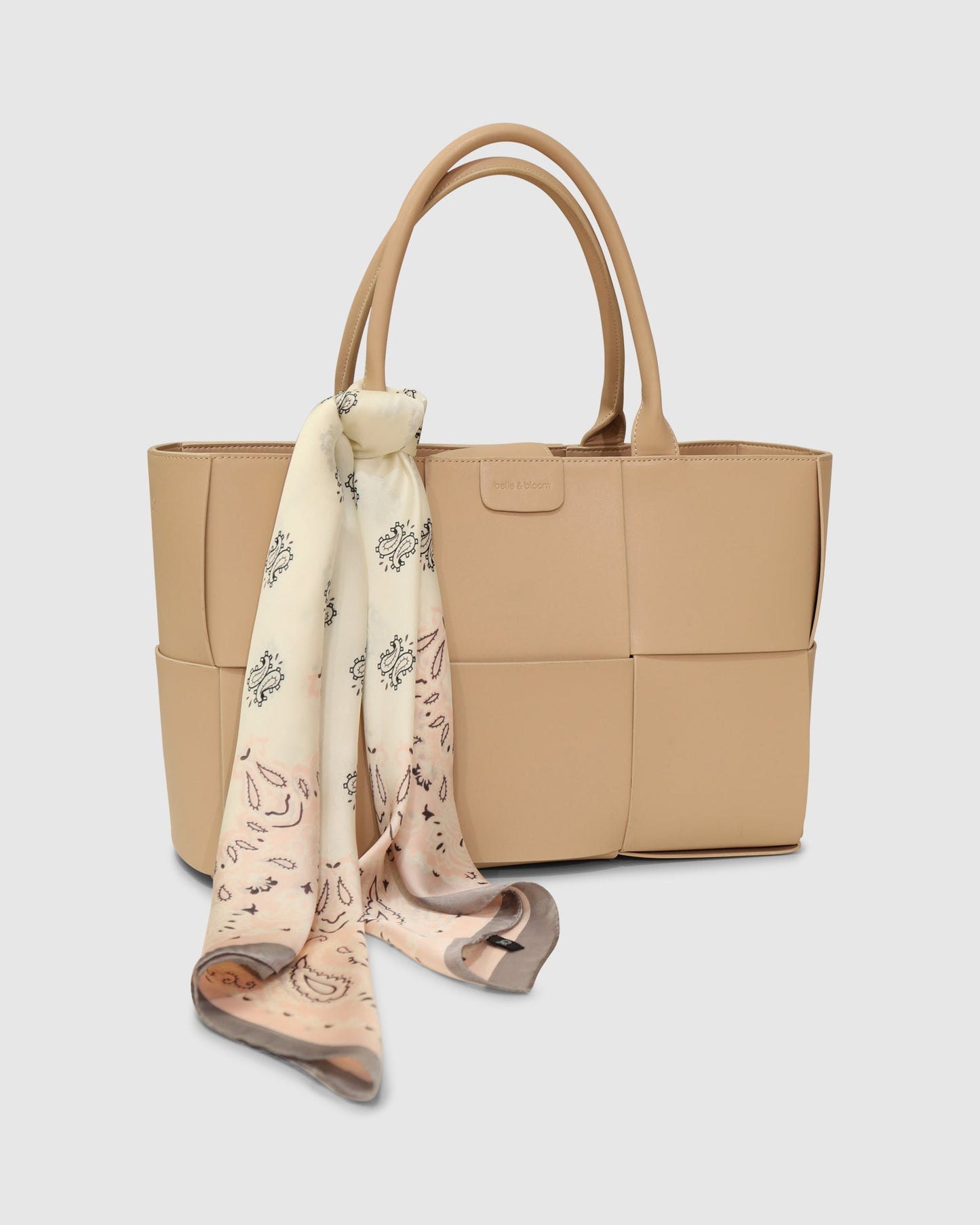 Jolene Fashion Scarf - Pink/Grey