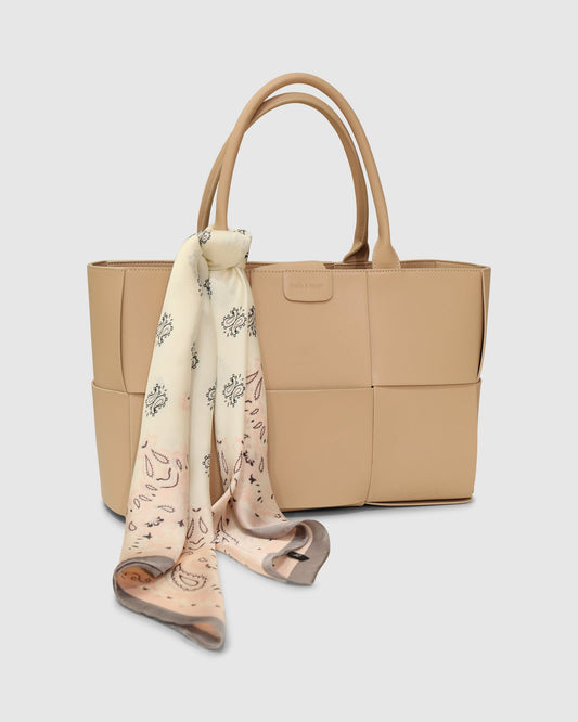 Jolene Fashion Scarf - Pink/Grey
