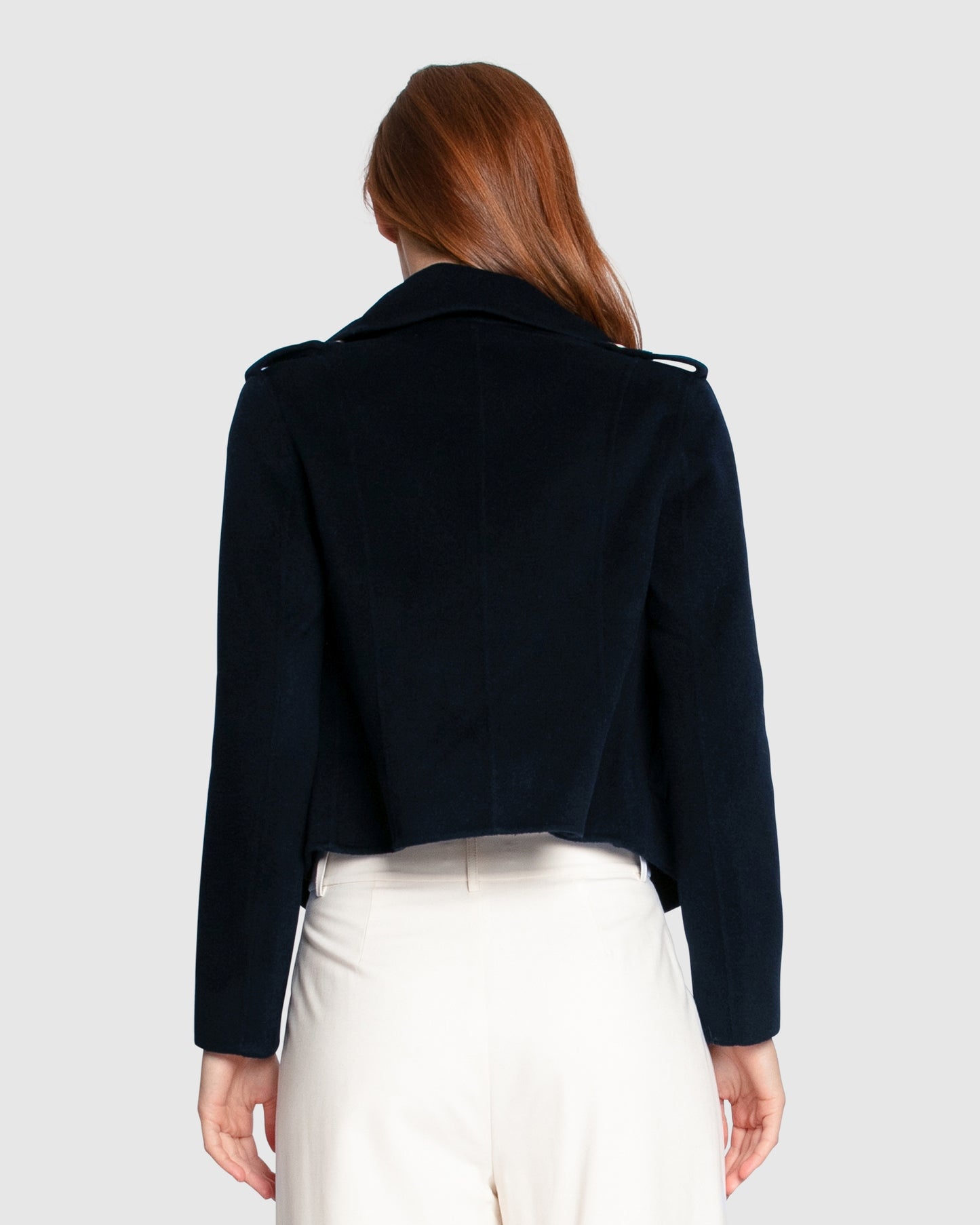 Love Me Now Wool Blend Coat - Navy