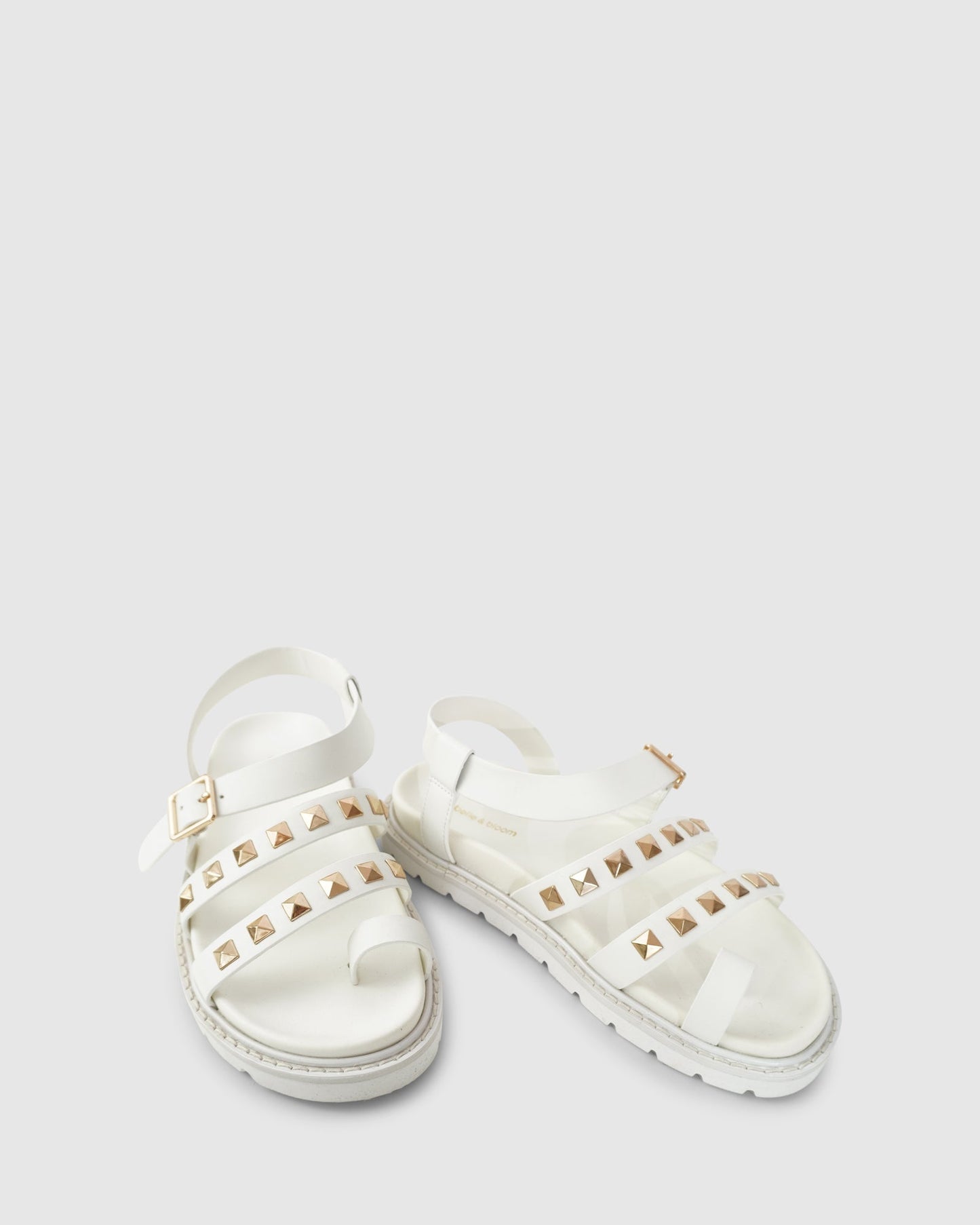 Morning Mood Chunky Stud Sandal - Cream
