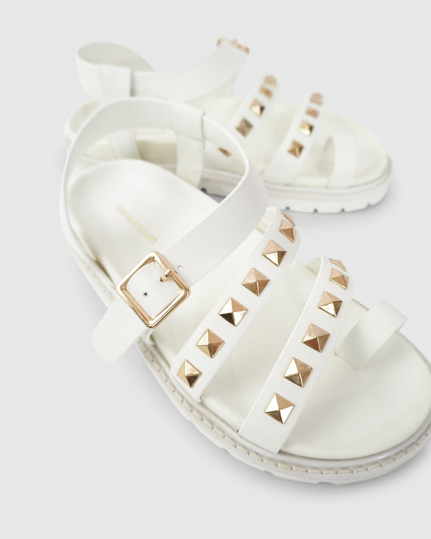 Morning Mood Chunky Stud Sandal - Cream