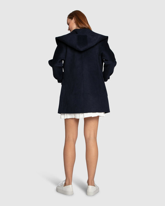 Next To You Coat Wool Blend - Navy