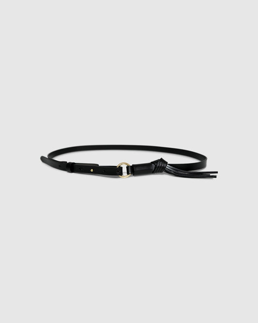 One To Beat Leather Belt - Black