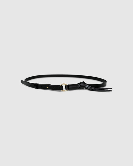 One To Beat Leather Belt - Black