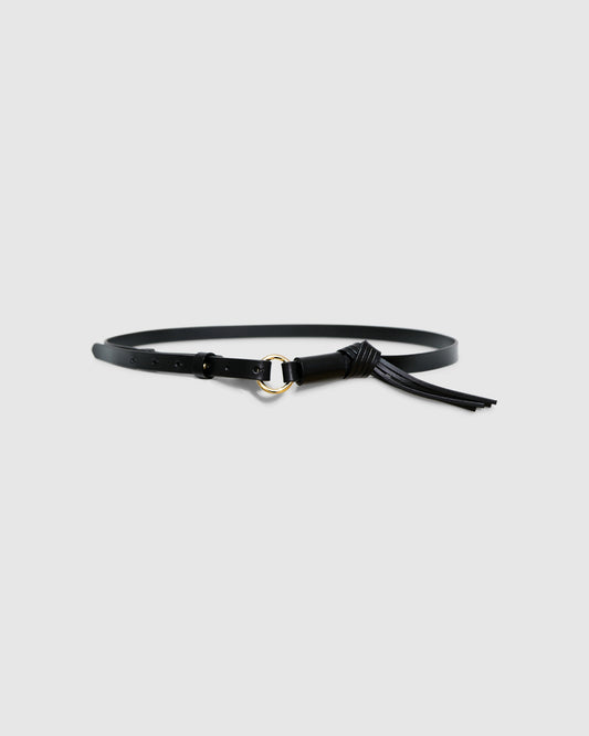One To Beat Leather Belt - Black