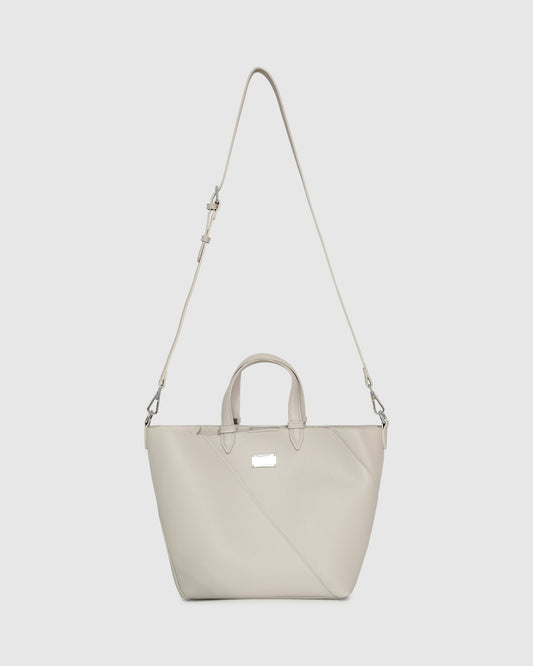 Milk Tea Port Classic PU Bag with handle drop 12cm - alternate view