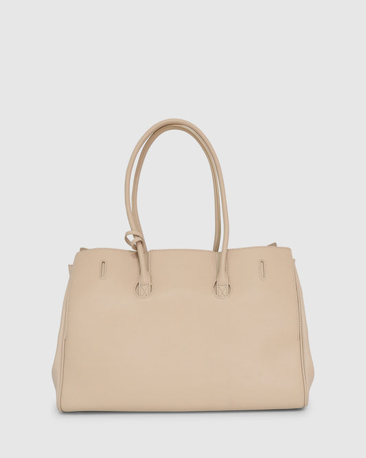 Rude Boy Leather Large Tote Bag - Tan