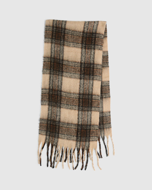Timeless Scarf - Camel/Chocolate