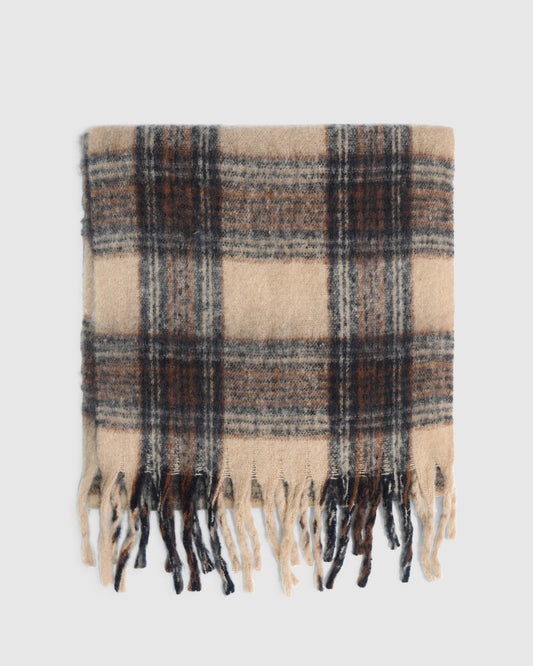 Timeless Scarf - Camel/Chocolate