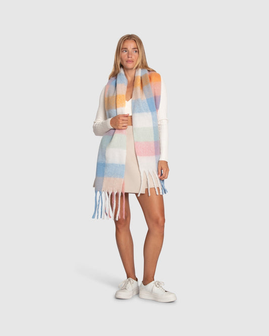 Vail Checkered Scarf - Candy