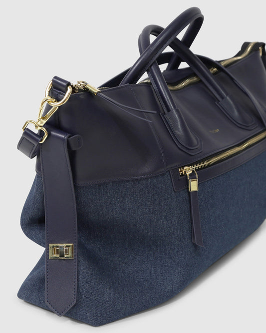 Wild Heart Weekender Bag - Denim
