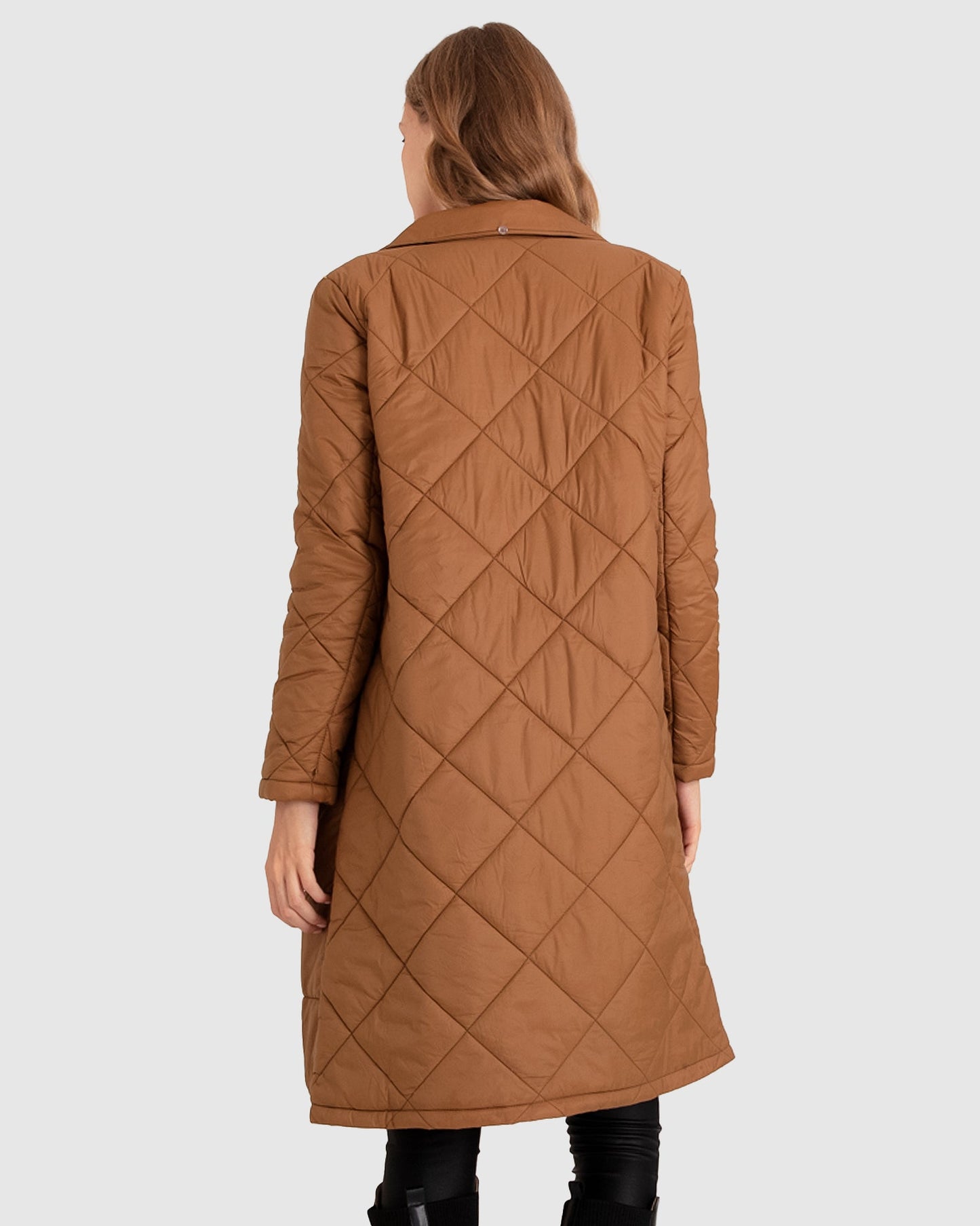 Walk Me Home Wool Blend Convertible Coat - Camel